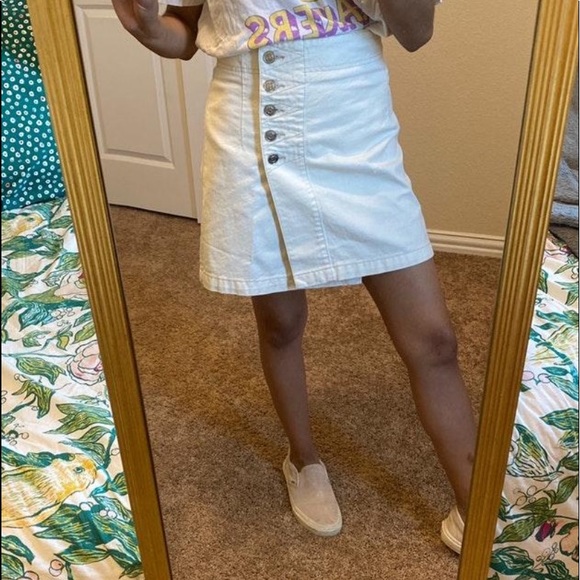 Current/Elliot White Denim Skirt - Picture 4 of 7
